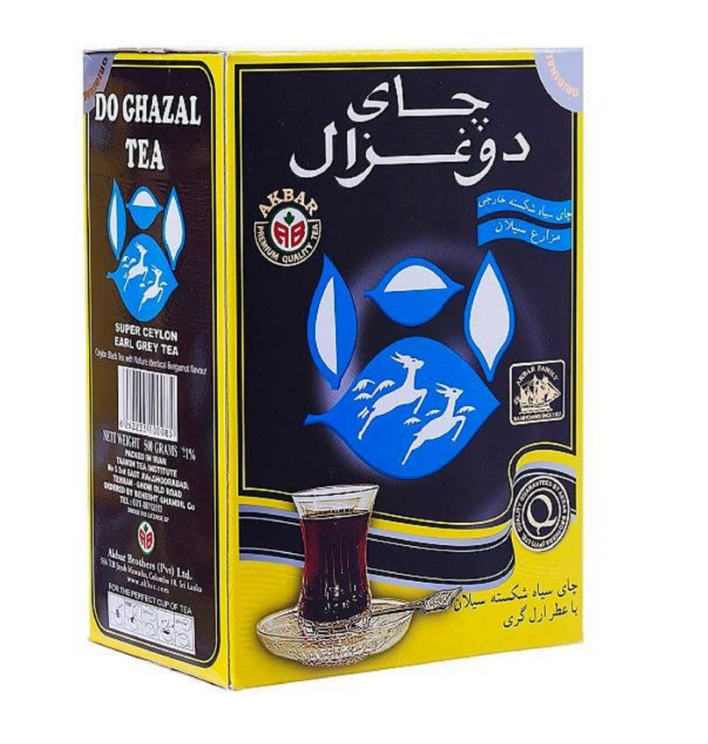 چای سیاه شکسته سیلان دو غزال -  500 گرم